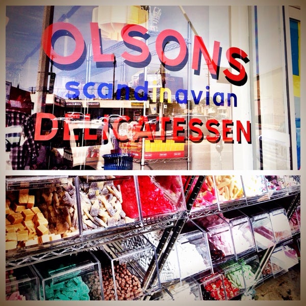 Foto scattata a Olsons Scandinavian Delicatessen da Erika J. il 4/19/2014