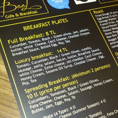 Foto scattata a Baal Cafe &amp; Breakfast da Uğur Ü. il 1/1/2013