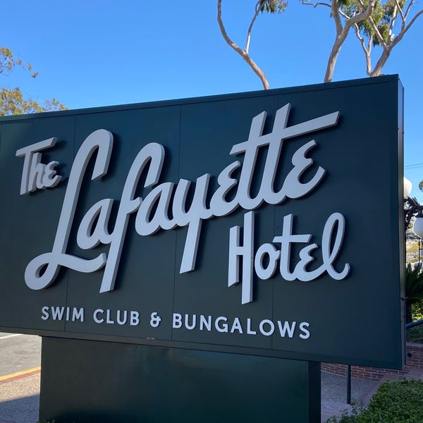 Photo taken at The Lafayette Hotel, Swim Club &amp; Bungalows by Sean M. on 2/25/2022