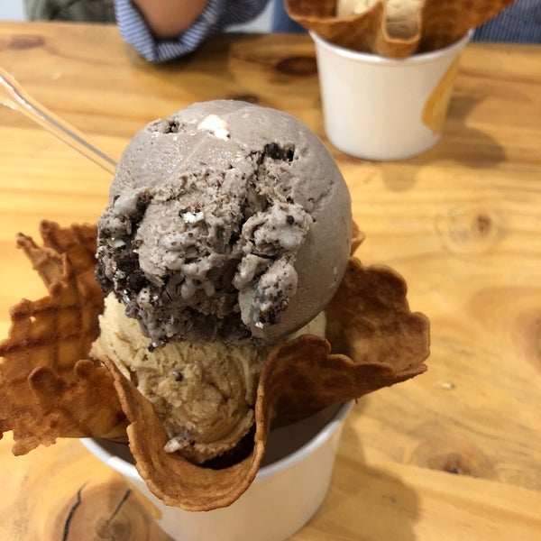 3/14/2018 tarihinde Jonas W.ziyaretçi tarafından Merely Ice Cream'de çekilen fotoğraf