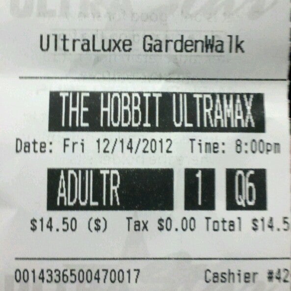 Das Foto wurde bei UltraLuxe Anaheim Cinemas at GardenWalk von Cinn T. am 12/15/2012 aufgenommen