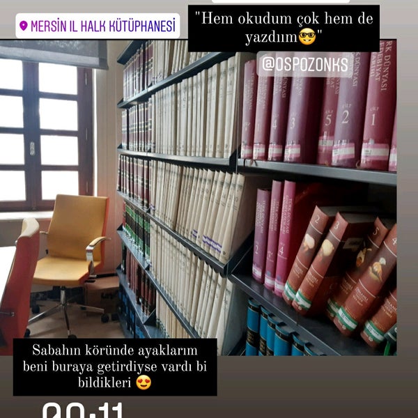 mersin il halk kutuphanesi 1 tavsiye