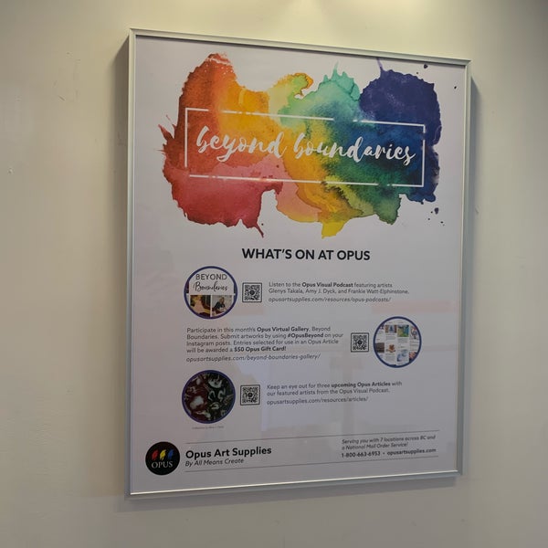 Opus Art Supplies Arts and Crafts Store in Vancouver