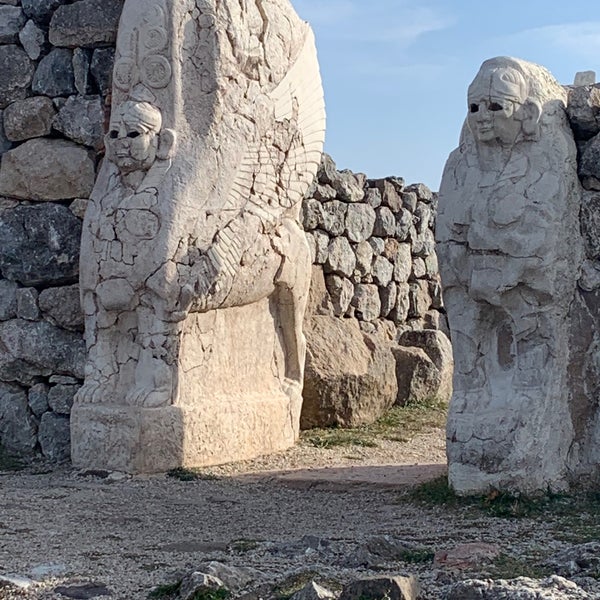 Hattuşa Sfenksli Kapı'da fotoğraflar