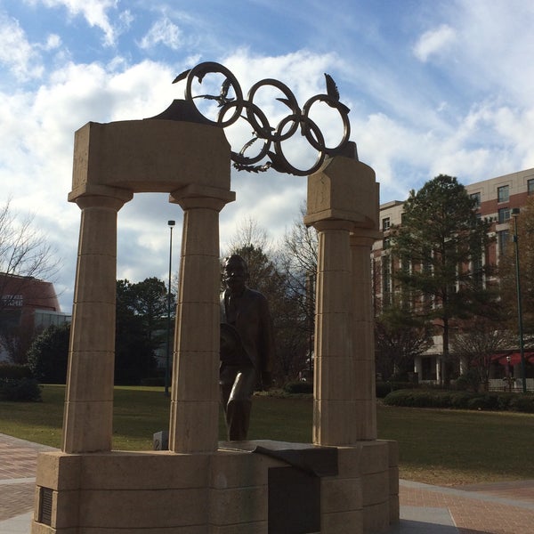 Photo taken at Centennial Olympic Park by Nicky S. on 12/9/2015