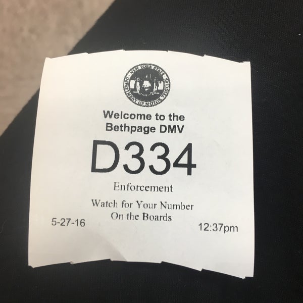 New York State DMV Bethpage, NY
