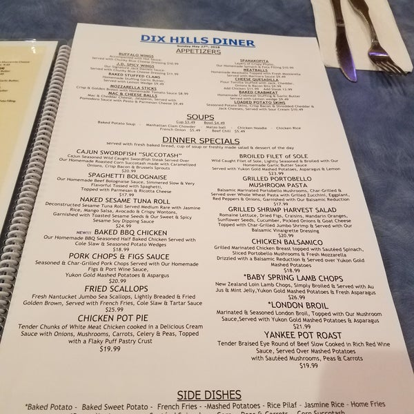 Photo taken at Dix Hills Diner by Daniel C. on 5/28/2018
