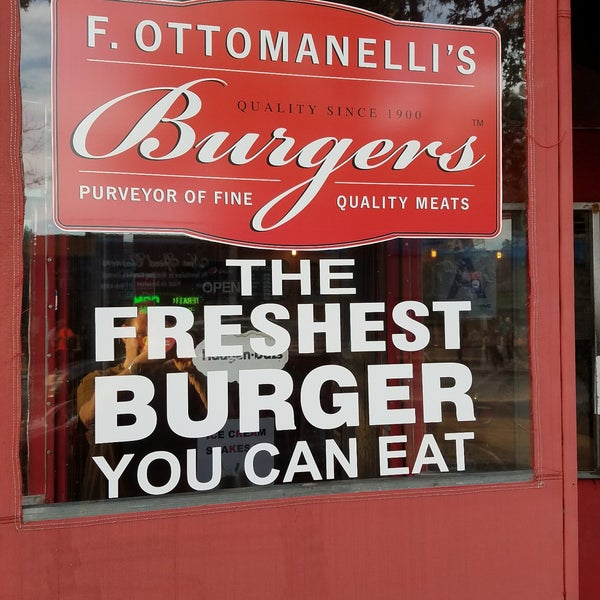Photo taken at F. Ottomanelli Burgers and Belgian Fries by Daniel C. on 7/26/2017