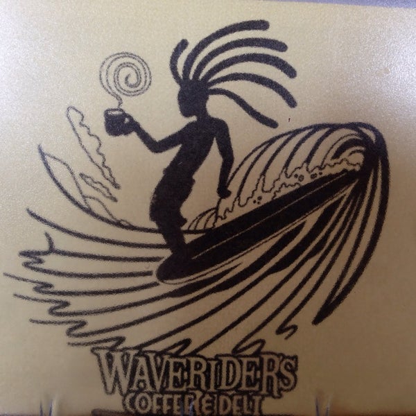 Foto tirada no(a) Waveriders Coffee &amp; Deli por Tim B. em 7/7/2014