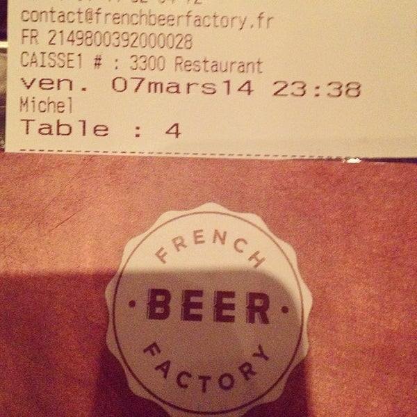 3/7/2014에 Yson Q.님이 French Beer Factory에서 찍은 사진
