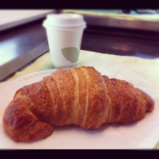 Photo taken at L&#39;Crescent Home Made Croissants &amp; Coffee Shop by Diana T. on 10/30/2012