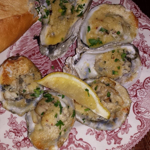 Chargrilled oysters were delicious