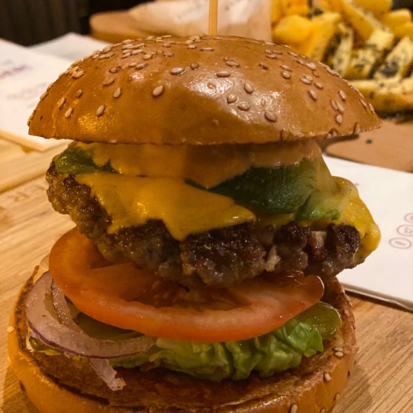 The burger is juicy .. and the fries with thyme and rosemary is very crispy .. i think this is the best burger i tried in germany🥰