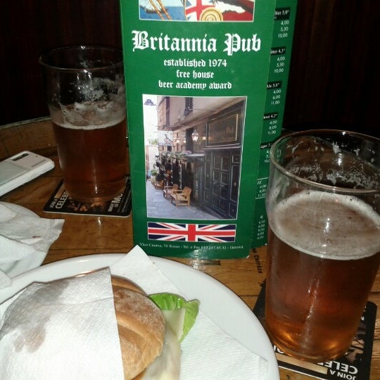 Photo taken at Britannia Pub by Cristiano C. on 10/19/2012