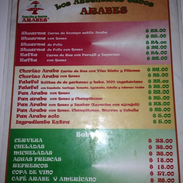 Foto tomada en Restaurant Byblos - Comida y Tacos Arabes  por Aslan_mex el 1/18/2014