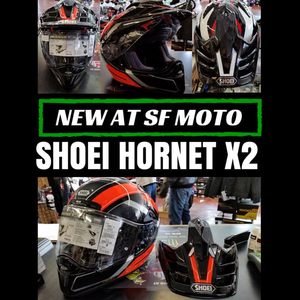 The new SHOEI Hornet X2 helmet is now available at our shop!