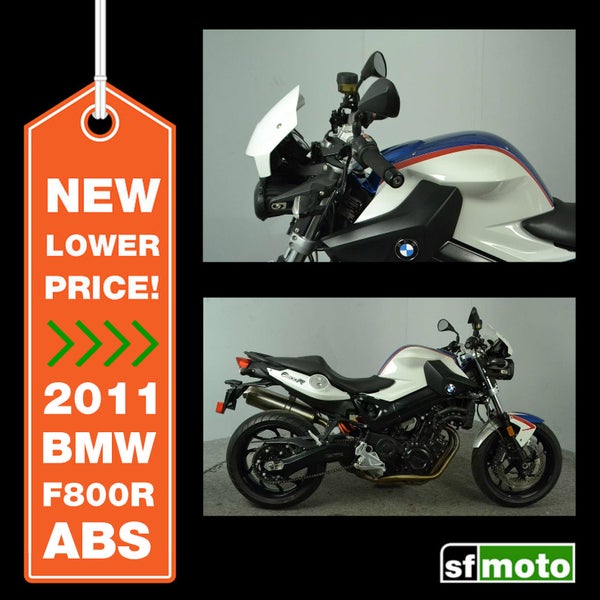 Newly reduced price on this 2011 BMW F800R ABS bike!