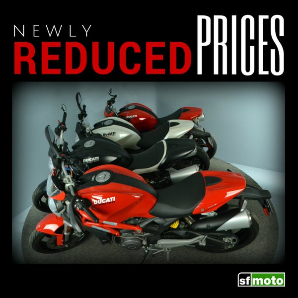 4 Ducati Monster 696 (http://goo.gl/YVgV3p ) & 696 ABS (http://goo.gl/OTzdHT ) bikes with newly lowered prices!