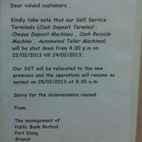 public bank port klang