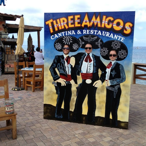 Photo taken at Three Amigos Cozumel by Steve C. on 3/21/2013
