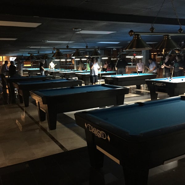New professional diamond pool tables! Parking in the back
