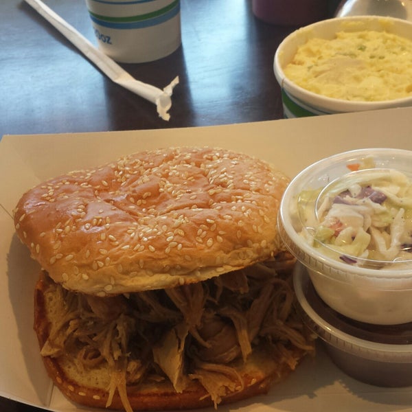 BBQ sandwich was excellent, very large portion. Potato salad was great too!