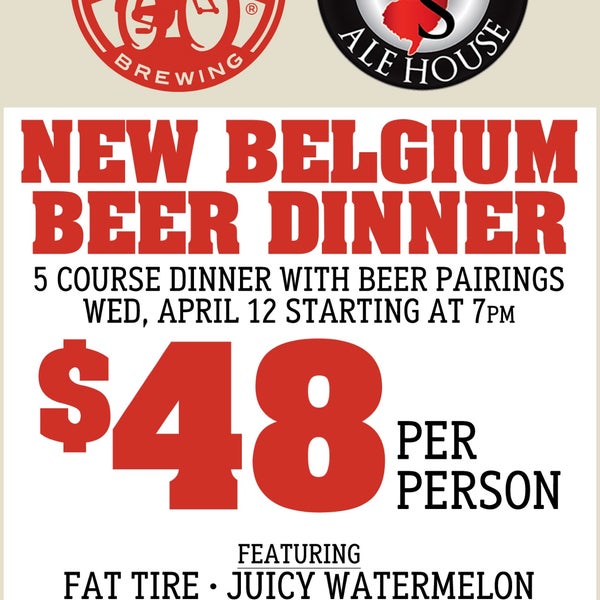 Make a reservation for the Beer Dinner on 4/12