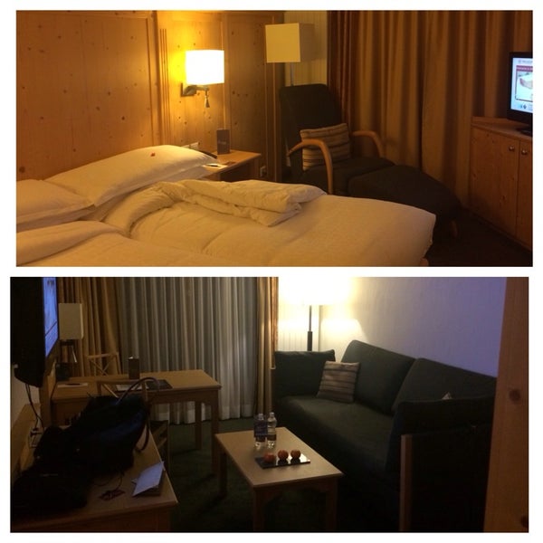 1/16/2014 tarihinde Melanie N.ziyaretçi tarafından Arabella Hotel Waldhuus Davos'de çekilen fotoğraf