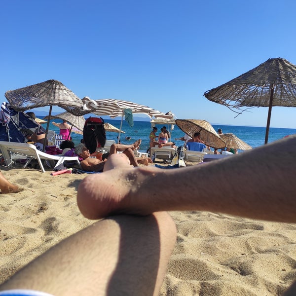 Photo taken at Doğa Beach by 🌟✴ Ömer ✴. on 8/13/2019