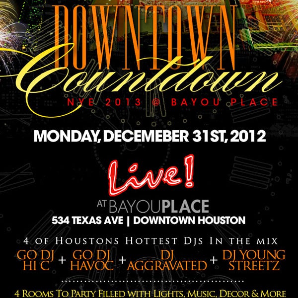 Downtown Countdown New Years Eve 2013 at  Monday, Dec 31, 2012