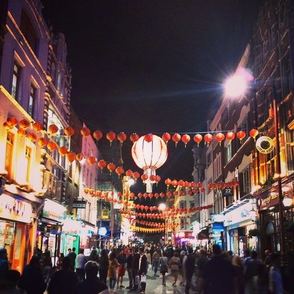 Gerrard Street Road in Soho