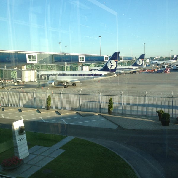 Photo taken at Warsaw Chopin Airport (WAW) by Katiarynka on 5/19/2013