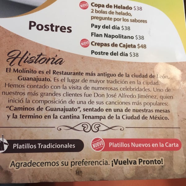 El Molinito Restaurant - León, Guanajuato