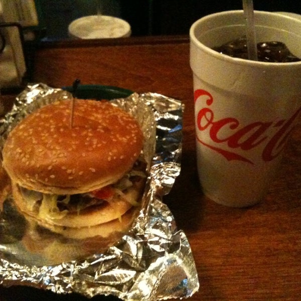 Photo taken at MoJoe&#39;s Burger Joint by Averyl L. on 1/18/2013