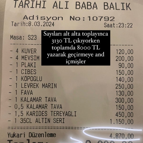 Photo prise au Tarihi Ali Baba Balık Lokantası par Oyeah le3/11/2024