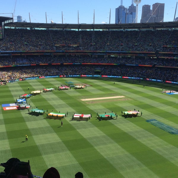 Photo taken at Melbourne Cricket Ground (MCG) by Jay H. on 3/29/2015