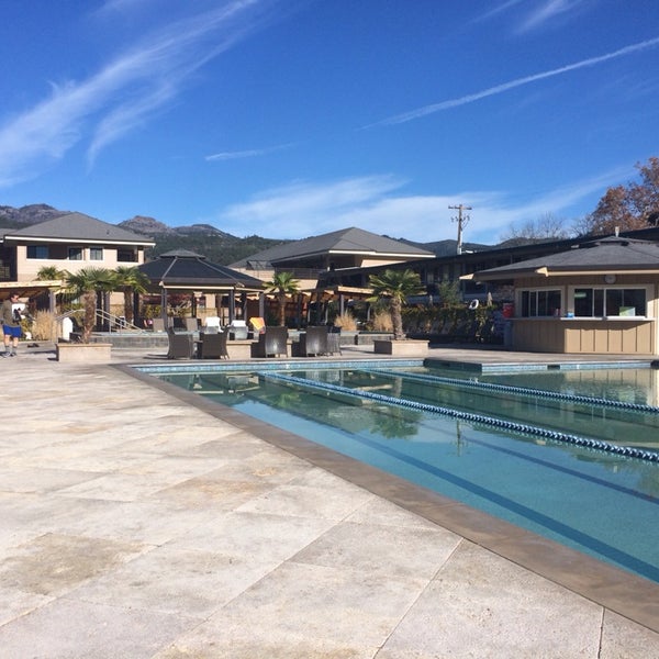 Photo taken at Calistoga Spa Hot Springs by Shelley C. on 12/14/2013
