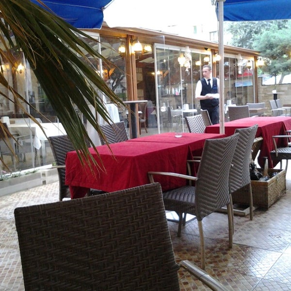 Photo taken at Rodos Balık Restaurant by Muharrem A. on 4/19/2014