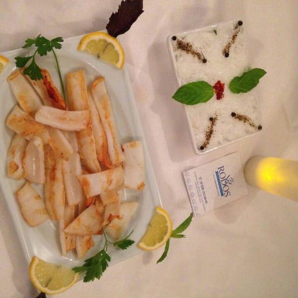 Photo taken at Rodos Balık Restaurant by Muharrem A. on 5/7/2014