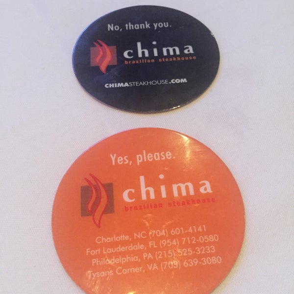 Photo taken at Chima Brazilian Steakhouse by Winnie G. on 3/16/2019