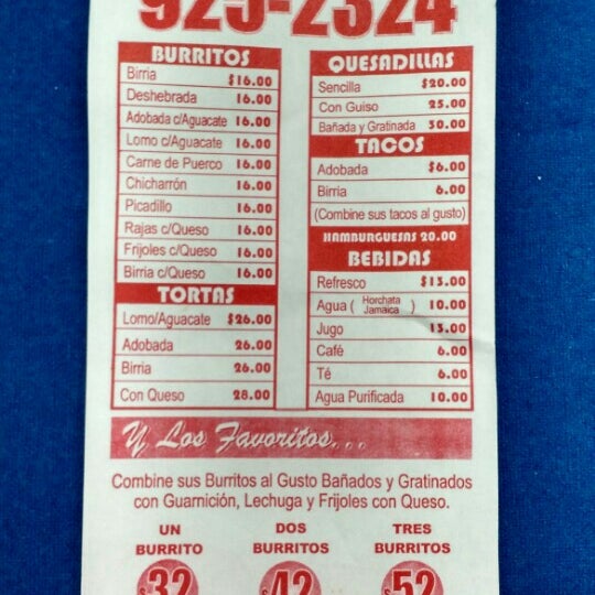 Burritos la Jerezana Zacatecas, Zacatecas