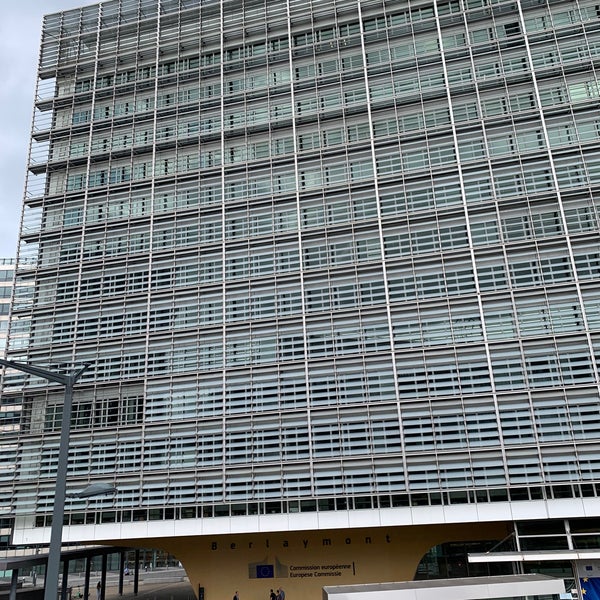 Photo taken at European Commission - Berlaymont by Andrew T. on 7/25/2022