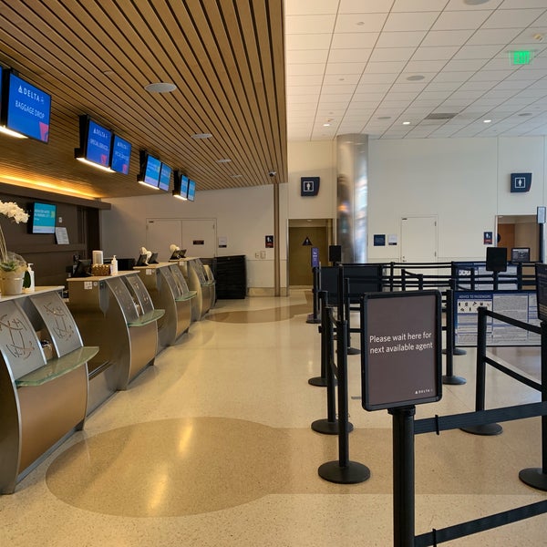 Delta Air Lines Ticket Counter North San Jose 2 tips