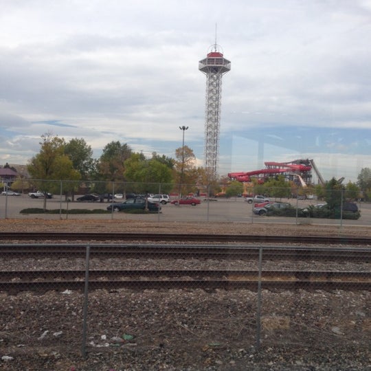 RTD Rail Ball Arena / Elitch Gardens Station Light Rail Station in Auraria