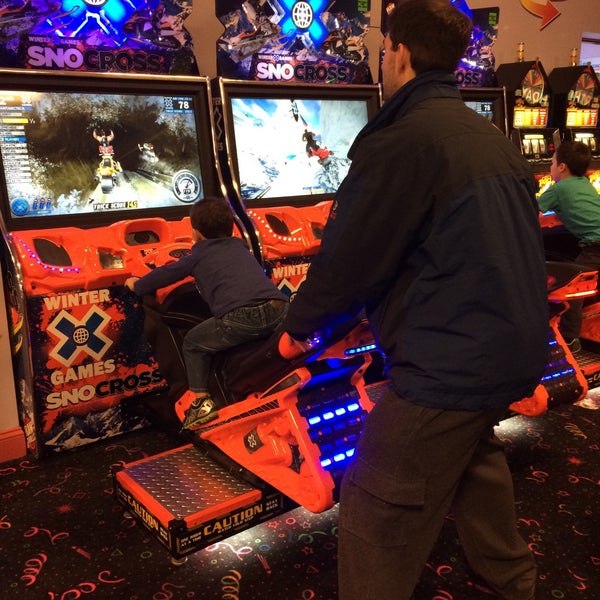 Photo taken at The Funplex by Corinne A. on 1/1/2015