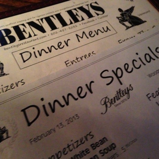 Photo taken at Bentleys Restaurant by Charlie R. on 2/13/2013