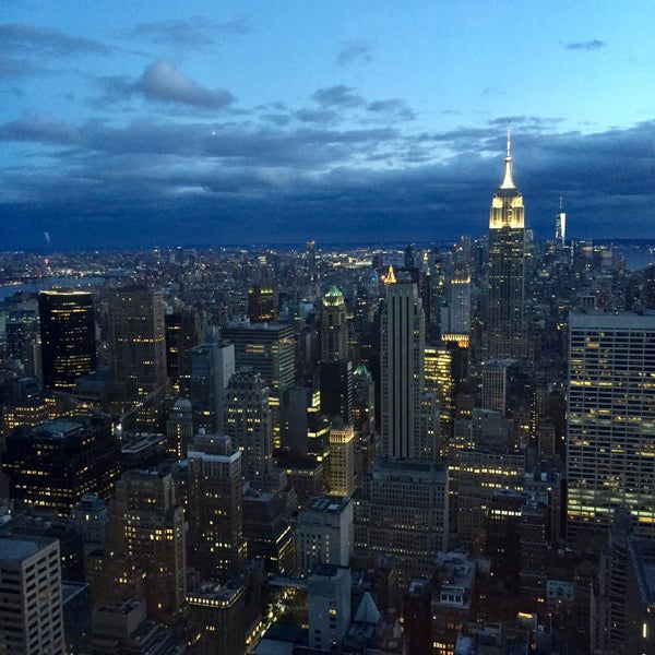 Photo taken at Top of the Rock Observation Deck by Giulia S. on 4/30/2018