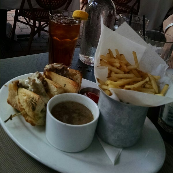 Photo taken at Georges Brasserie by Amy S. on 7/28/2014