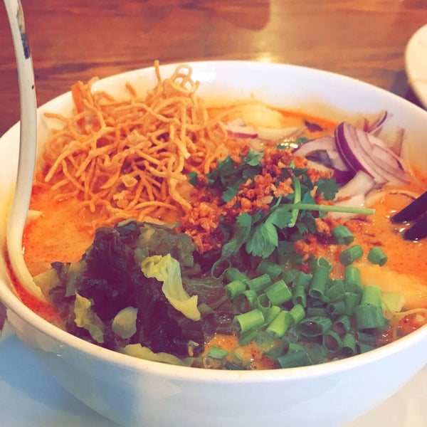 Khao Soi is great. If you have time, stick around and eat there. Staff is very friendly and kind.