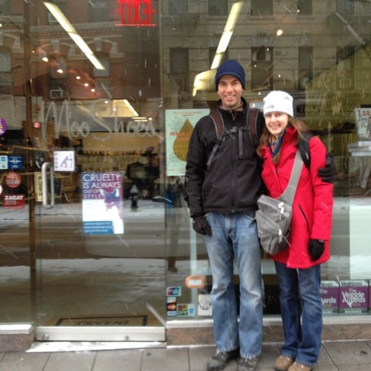 Photo taken at MooShoes NYC by Stephanie on 12/14/2013